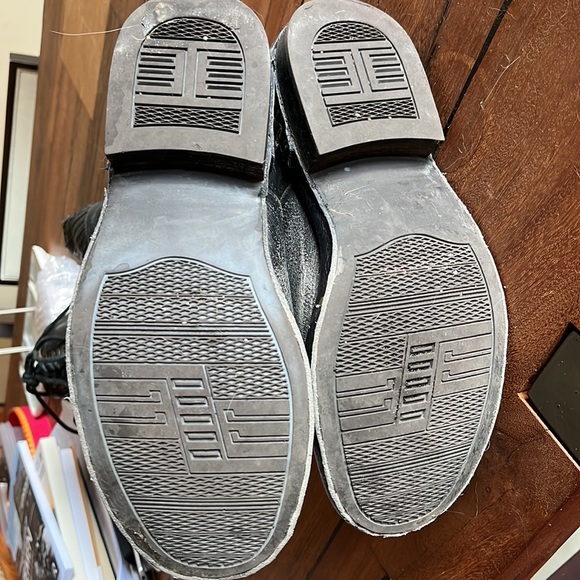 JEFFREY CAMPBELL over the knee lace up distressed combat boots - size 9 - Picture 5 of 7